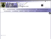 Tablet Screenshot of liisaturunendesigns.com